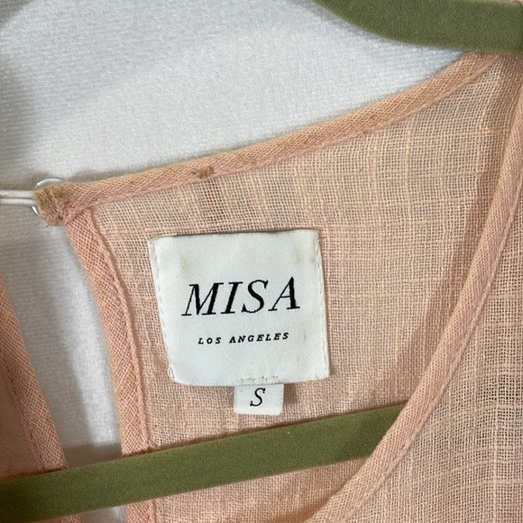 MISA Los Angelos Dress S Layered Look 87% Cotton 13% Rayon Some Wear - Picture 4 of 16